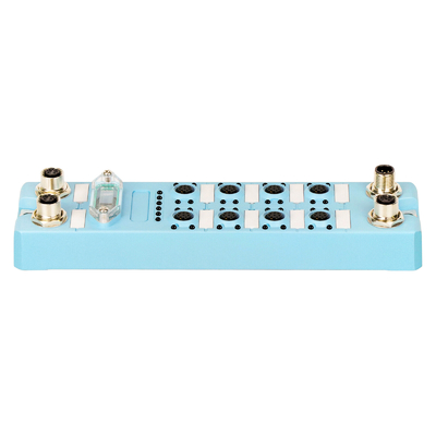 8 cổng Industrial Gigabit Managed Switch 8x10/100/1000M M12 cổng IP67 Waterproof Railway Ethernet Switch