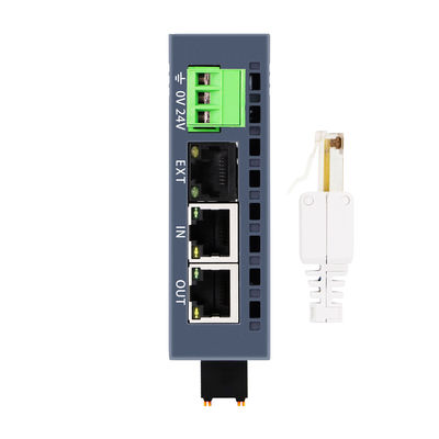 Module Slave I/O EtherCAT Công Nghiệp 16 Cổng 24V DC Thanh Ray DIN Hai Cổng RJ45 Đạt Chuẩn IP20