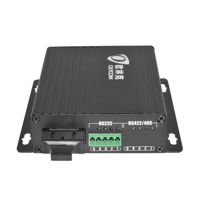 Công nghiệp DIN-Rail RS485 RS422 RS485 Dữ liệu hàng loạt để chuyển đổi sợi quang Modem sợi quang
