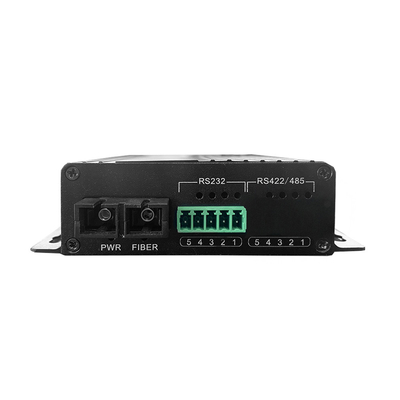 Công nghiệp DIN-Rail RS485 RS422 RS485 Dữ liệu hàng loạt để chuyển đổi sợi quang Modem sợi quang