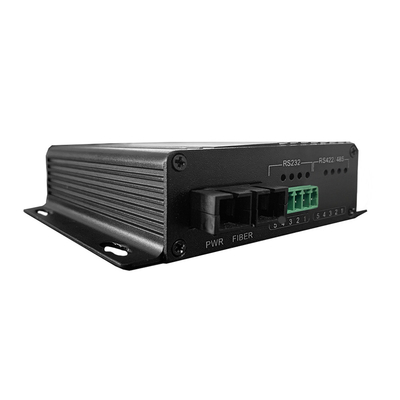 Công nghiệp DIN-Rail RS485 RS422 RS485 Dữ liệu hàng loạt để chuyển đổi sợi quang Modem sợi quang