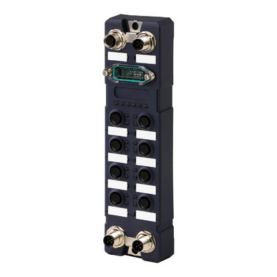 Khí hiệu IP67 chống nước 8 cổng Gigabit Industrial Ethernet Switch Quản lý M12 Railway Ethernet Switch