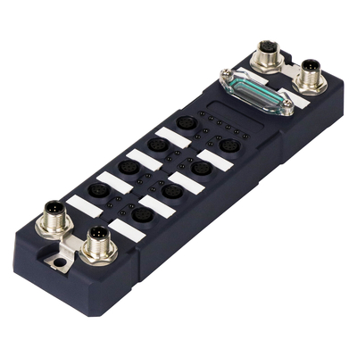 Khí hiệu IP67 chống nước 8 cổng Gigabit Industrial Ethernet Switch Quản lý M12 Railway Ethernet Switch