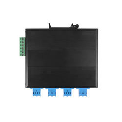2*2B Công nghiệp quang bỏ chuyển đổi LC/SC kết nối SM/MM DC24/48V đầu vào