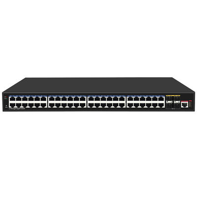 48 cổng Gigabit L3 Quay mạng quản lý 10G Fiber Uplinks Single AC Input Realtek dựa trên