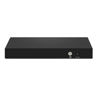 8-Port 10G SFP + Fiber Switch Không quản lý 1G / 2.5G Tự động thích nghi DC12V Hỗ trợ OEM