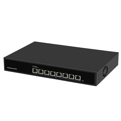 Chuyển đổi Ethernet 10G không quản lý được gắn trên kệ với đầu vào điện AC100V-240V và tương thích 1G/2.5G/5G