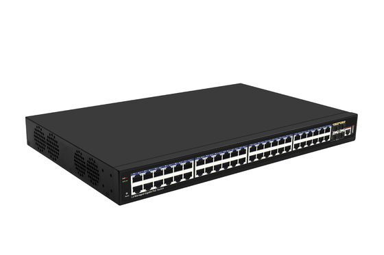 48 cổng 10G Poe Switch L3 Quản lý Ethernet Switch với 48 * Gigabit Poe Ports + 4 * 10G Sfp + Ports