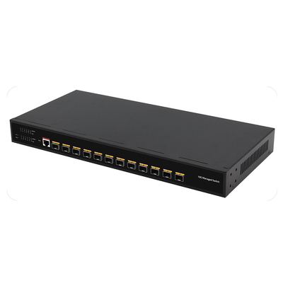 Công tắc được quản lý 10g L3 12 Cổng Port Full Ports Console Input có thể quản lý được
