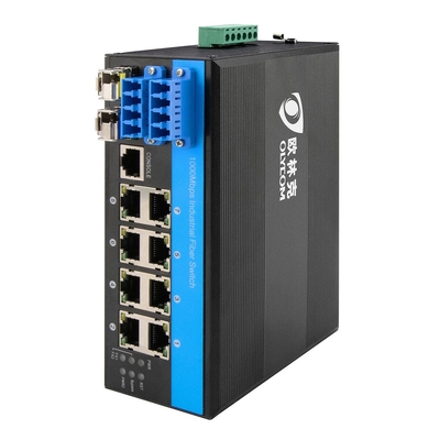 D2 * 2B Industrial Fiber Bypass Switch LC Connector SM MM Quá trình chuyển mạch quang học được quản lý