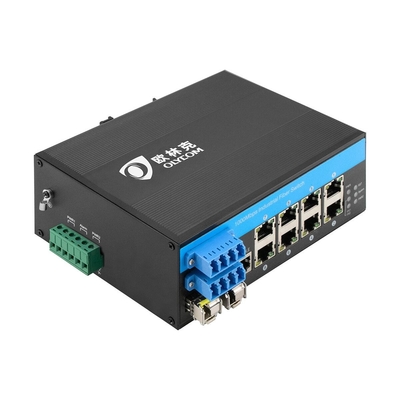 D2 * 2B Industrial Fiber Bypass Switch LC Connector SM MM Quá trình chuyển mạch quang học được quản lý