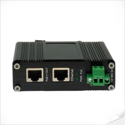 Công nghiệp 90W 802.3bt PoE++ Injector Gigabit DC12V DC24V DC48V Input Mini Size