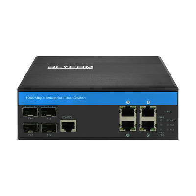 8 cổng Gigabit Ethernet Switch L2 quản lý Outdoor Network Switch với 4RJ45 + 4SFP