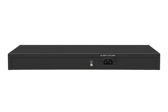 16 cổng Gigabit Ethernet Switch Af / at Poe Switch AC 100-240V Điện vào
