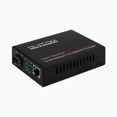 Gigabit Fiber Media Converter SFP Optical Fiber đến RJ45 Converter