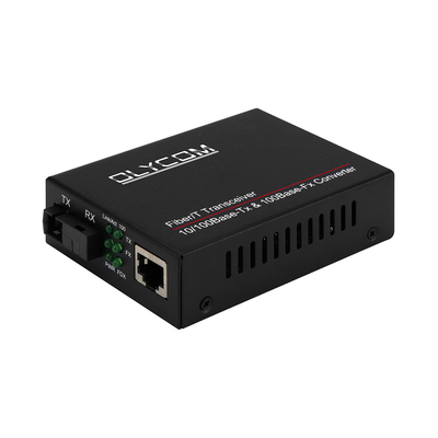 Fast Ethernet Fiber Optic Ethernet Converter 10/100M Single-Mode Bi-Directional Transceiver SC đến RJ45 20km