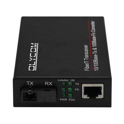 Fast Ethernet Fiber Optic Ethernet Converter 10/100M Single-Mode Bi-Directional Transceiver SC đến RJ45 20km