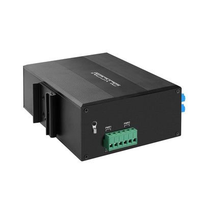 Bộ chuyển mạch Ethernet công nghiệp có quản lý với chức năng Bypass D2*2B Đầu nối SM LC Cấp bảo vệ IP40 cho bảo vệ đường truyền quang