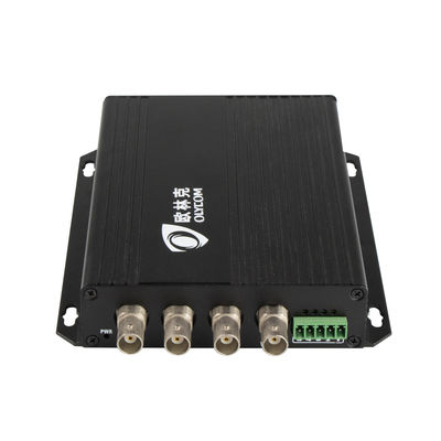 Định nghĩa tiêu chuẩn 4 kênh Analog BNC sang Sợi với Bộ chuyển đổi quang học video RS485 20KM