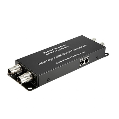 Giao diện quang ST/SC Tùy chọn Bộ chuyển đổi quang video kỹ thuật số với Giao diện video BNC - Công suất đầu ra -8 đến -3dBm