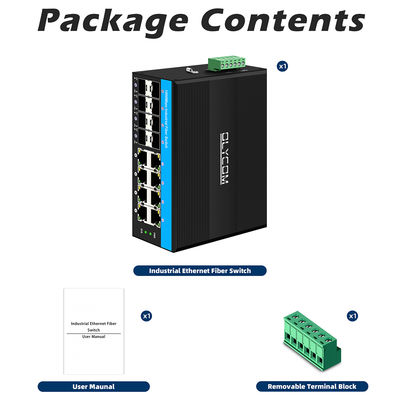Không quản lý Poe Switch gigabit 16 cổng chuyển đổi PoE af / at / bt 240w ngân sách cho việc sử dụng ngoài trời