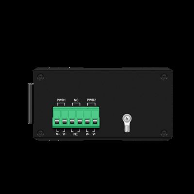 Olycom Solar PoE Switch 4 Port DIN Rail Gigabit DC24V không quản lý đầu vào