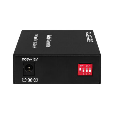 Bộ chuyển đổi phương tiện cáp quang SFP+ 10G không quản lý với công tắc DIP Bộ chuyển đổi cáp quang cho Trung tâm dữ liệu và Mạng trục LAN