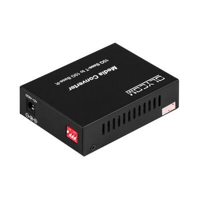 Bộ chuyển đổi phương tiện cáp quang SFP+ 10G không quản lý với công tắc DIP Bộ chuyển đổi cáp quang cho Trung tâm dữ liệu và Mạng trục LAN