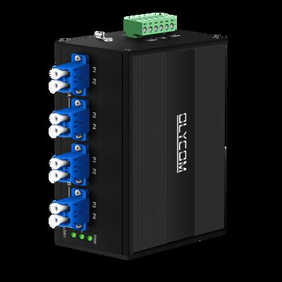 Bộ chuyển đổi bỏ qua sợi quang AC/DC Điện vào kép 2*2B LC SM/MM