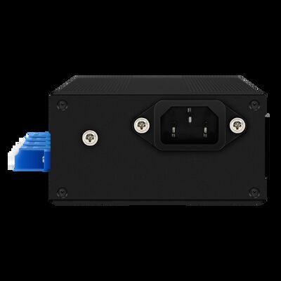 Bộ chuyển đổi bỏ qua sợi quang AC/DC Điện vào kép 2*2B LC SM/MM