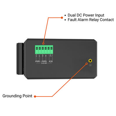 8-Port Serial Over Ethernet Industrial PoE Switch Gigabit Network L2+ ERPS quản lý CE