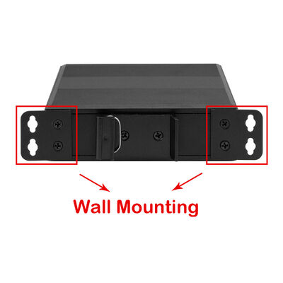 5 Port Fast Network DIN PoE Switch PoE Af/At 120W Budget DC48V Input CE FCC Certified