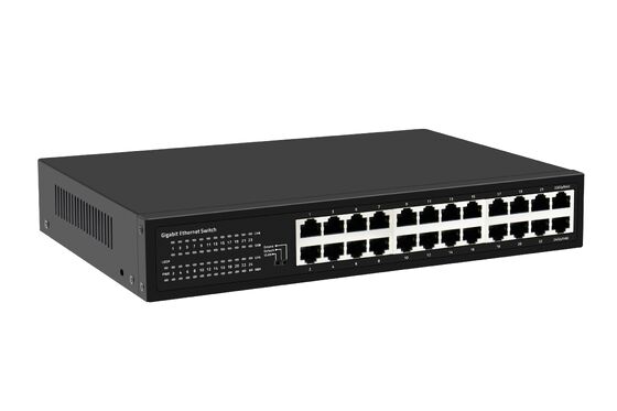 Chuyển đổi Ethernet Gigabit 24-Port với chế độ thông minh Không có quạt