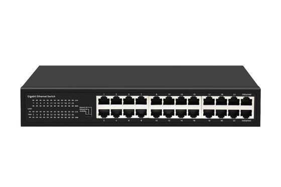 Chuyển đổi Ethernet Gigabit 24-Port với chế độ thông minh Không có quạt