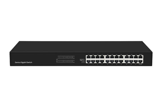 Chuyển đổi Ethernet không quản lý Gigabit 24-Port với VLAN thông minh & Chế độ mở rộng CE Fanless
