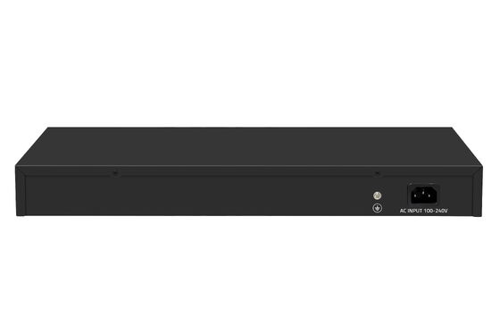 Bộ chuyển mạch mạng cáp quang Gigabit 24 cổng Không quản lý Chế độ VLAN thông minh & Mở rộng Nguồn AC