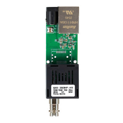 Thẻ chuyển đổi Gigabit Media DC5V ~ DC24V cho giải pháp truyền thông sợi UAV Kích thước nhỏ