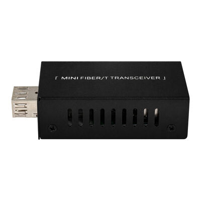 Bộ chuyển đổi truyền thông sợi quang mini Gigabit DC5V DC12V Compact Size 20KM Extension CE