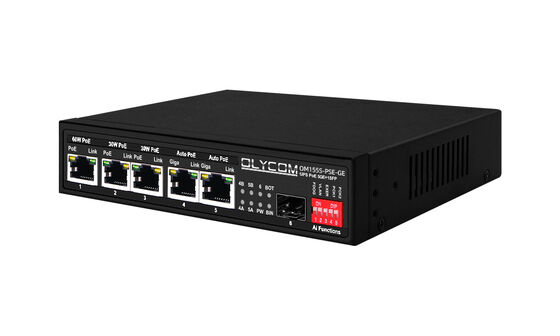 Chuyển đổi Gigabit PoE MPPT Bộ điều khiển sạc mặt trời SFP Input DC12V/DC24V/DC48V