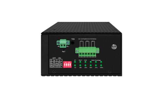 Industrial Managed Solar PoE Switch 4GE + 2SFP 120W PoE MPPT Điện ngoài lưới cho CCTV & Mạng không dây