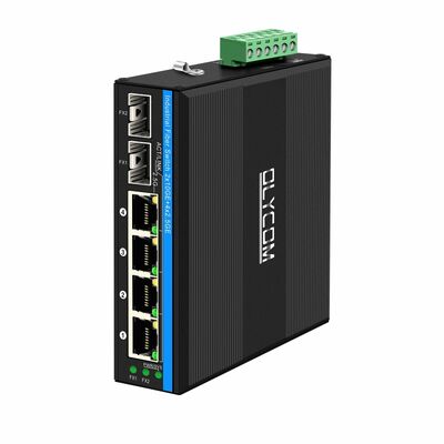 2.5G Industrial PoE Switch 4 Cổng với 10G Uplinks Không quản lý Realtek dựa trên DIN Rail