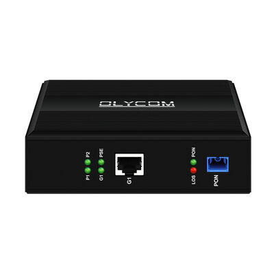 Thiết bị EPON GPON Công nghiệp Gigabit với 30W PoE Một cổng Gắn ray DIN cho Mạng quang thụ động
