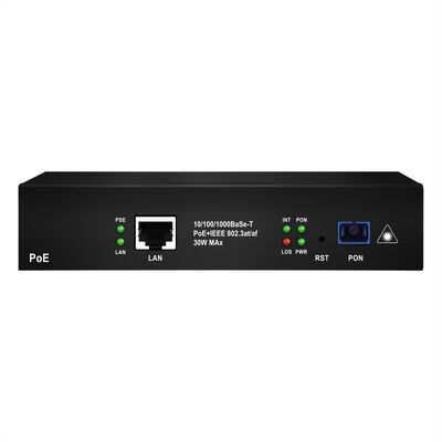 XPON PoE ONU thương mại 1 cổng Gigabit 30W PoE PON Terminal cho mạng truy cập sợi