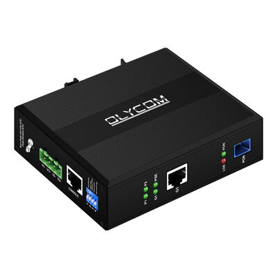 Thiết bị ONU PoE Gigabit xPON Công nghiệp | Thiết bị truy cập cáp quang EPON/GPON có gắn ray DIN