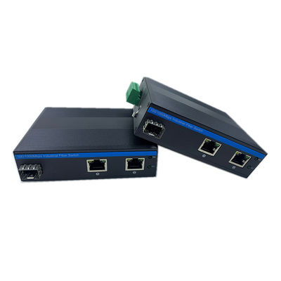 Chuyển đổi mạng công nghiệp 10/100m 1 Sfp 2 Rj45 Chuyển đổi mạng không quản lý IP40 DC 9-36V