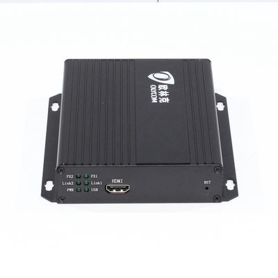 Bộ mở rộng DVI cáp quang HD 1080P Bộ mở rộng HDMI qua Cat5e 120 mét CE DC12V