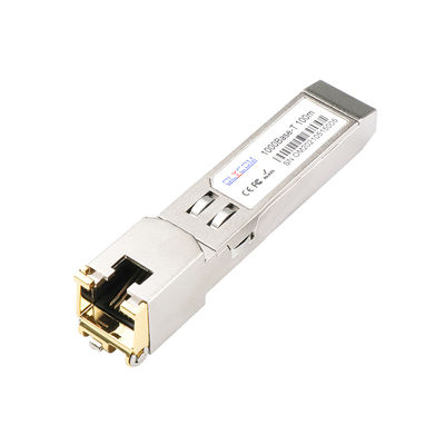 Bộ thu phát mô-đun SFP 10/100 / 1000BASE-T RJ45 SFP 100m qua cáp Cat5 UTP Có thể cắm nóng