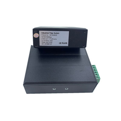 Bộ chuyển mạch quang công nghiệp Gigabit 6 cổng, mạng quang 100M/1G, không quản lý, FCC CE, không quạt