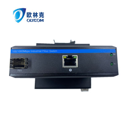 Chuyển đổi phương tiện truyền thông chắc chắn Poe 15.4W 30W 10/100m Ethernet nhanh không quản lý Ce Din Rail