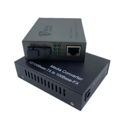 Wdm Fast Fibre Optic Ethernet Media Converter Điều khiển lưu lượng song công hoàn toàn